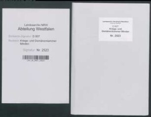 Erbverpachtung der Vorwerksländereien des Amtes Vlotho und Aufhebung der darauf haftenden Dienste - Band 4