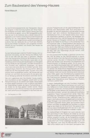 Zum Baubestand des Vieweg-Hauses