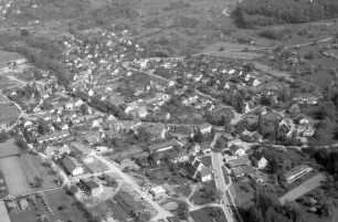 Badenweiler, Niederweiler: Blick von Westen, gegen Badenweiler und Niederweiler, Ausschnitt