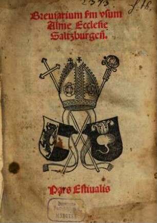 Breviarium Salisburgense : P. H. et Aest.. 2