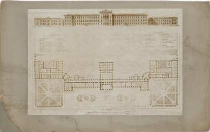 Neureuther, Gottfried von; München; Königlich - Bayerische Polytechnische Schule (TU) - Hauptbau - Mittelrisalit