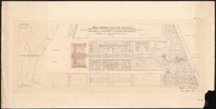 Kollegiengebäude der Kaiser-Wilhelm-Universität Straßburg Wettbewerb: Situation 1:1000