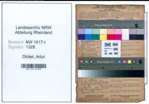 Entnazifizierung Artur Dickel , geb. 05.02.1900 (Buchhalter)
