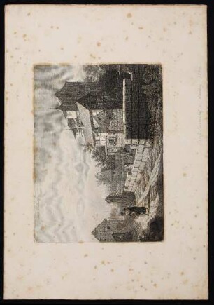 Schloss Lichtenhof [Schloss Lichtenhof bei Nürnberg 1842]. - Herrensitz Lichtenhof, Nürnberg