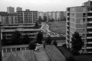 München: Parksiedlung vom Wohnblock Zaubzerstraße