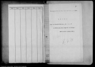 Berechtsame der Braunkohlenmutung "Hamm" bei Groß Gandern (heute: Gadków Wielki), Kr. West-Sternberg