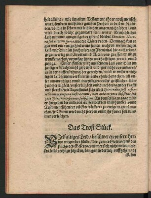 Das Trost Stück.