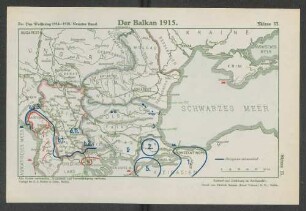 Skizze 13. Der Balkan 1915.