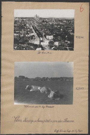 Vom Kriegsschauplatze an der Somme: Viehweide der 10. Inf. Div.