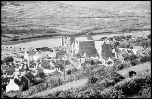 Cahirciveen: Blick auf die Stadt, vom Berg