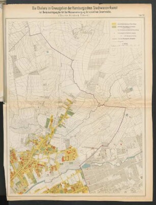 Die Cholera im Grenzgebiet der Hamburgischen Stadtwasserkunst