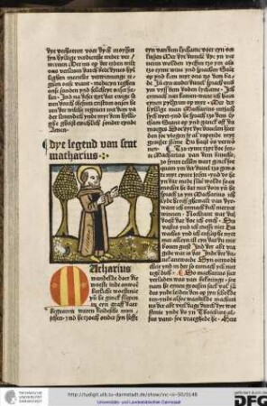 Dye legend van sent Macharius.