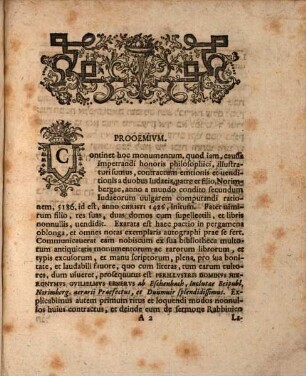 Diss. inaug. de contractu quodam iudaico emtionis et vinditionis