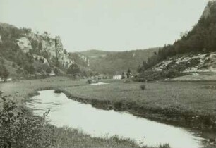 Fränkische Schweiz. Sachsenmühle im Tal der Wiesent