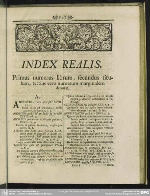 Index Realis