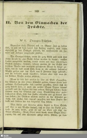 II. Von dem Einmachen der Früchte