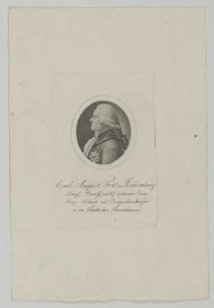 Bildnis des Carl August Frhr. von Hardenberg