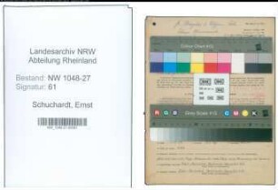 Entnazifizierung Ernst Schuchardt , geb. 14.02.1907 (Maurer)