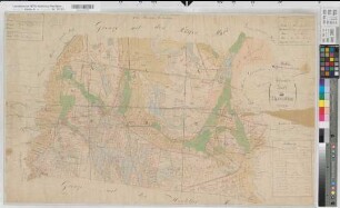 Herten (Herten), Teilung der Herter Mark, Übersichtskarte