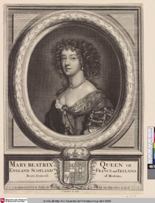 [Maria Beatrix, Königin von England; Mary Beatrix of Modena, Queen of England]
