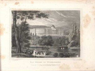 Das Schloss zu Wilhelmshöhe.