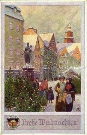 Weihnachtskarte des Deutschen Schulvereins, Nr.609