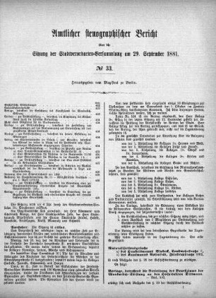 No. 33, 29. September 1881
