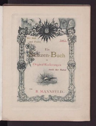 Ein Skizzen-Buch in Original-Radierungen nach der Natur