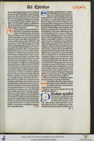 Argumentum in epistolam ad Ephesios