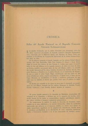 Crónica