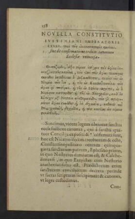 Novella Constitutio Iustiniani Imperatoris
