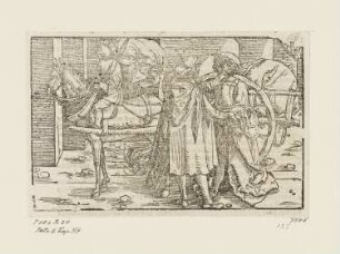 Von Bürgschaft, aus: "Hülff, Trost und Rath in allem anligen der Menschen. Francisci Petrarche, des hochweisen, fürtreflichen Poeten und Oratorn, zwei Trostbücher, Von Artznei und Rath beyde im guten vnd widerwertigen Glück", Frankfurt am Main 1559, Band II, Kapitel 14