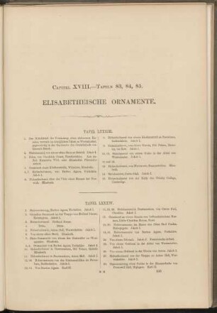 Capitel XVIII. Elisabethische Ornamente.