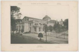 Thiersch, Friedrich von; Wiesbaden; Kurhaus - Kurhaus, Gartenseite
