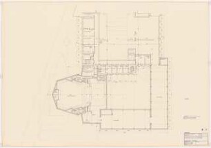 Kammerspiele (später: Schauspielhaus), Bochum: Geschoss Intendanz Grundriss 1:100