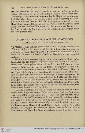 Neue Folge 32 = Jahrgang 56: Badische Schlösser nach der Revolution : auch ein Kapitel "Badischer Kunstpflege"