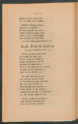 La payada : Al amigo Martín Diaz del Vivar