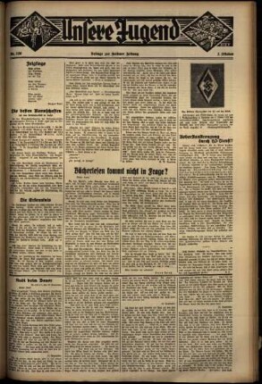 Zweite Ausgabe vom Mittwoch, den 02. Oktober 1935.