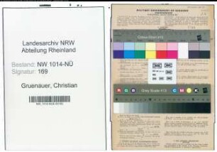 Entnazifizierung Christian Gruenauer , geb. 17.12.1901 (Arbeiter)