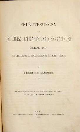 Archiv für die naturwissenschaftliche Landesdurchforschung von Böhmen, 5. 1882/86