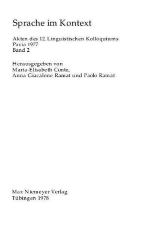 Kommunikative Bedingungen kooperativer Prozesse : theoretische und methodische Aspekte