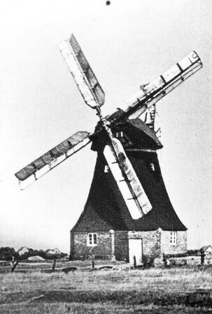 Kühlungsborn. Brunshöver Möhl, Erdholländer, Baujahr 1870/75, Repro