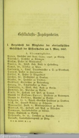 Gesellschafts-Angelegenheiten