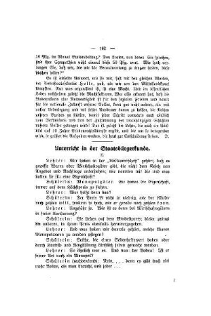 Unterricht in Staatsbürgerkunde : (Fortsetzung)