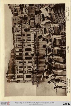 Napoli – Palazzo Donn’Anna. – Palais Donn’Anna. – Donn’Anna Palace. – Donn’Anna Palast.