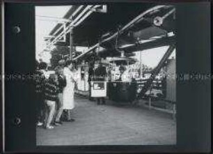 Hamburg, Internationale Gartenausstellung (IGA) 1963, Seilbahnstation Heiligengeistfeld