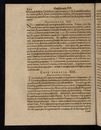 124-144, Consideratio XIX. - XXIII.
