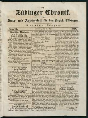 277-298, 11. April (Nr. 70) - 17. April (Nr. 74)