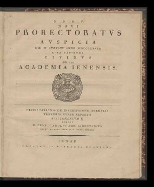 Dissertationis de inscriptione arenaria Treveris nuper reperta / Supplementum II