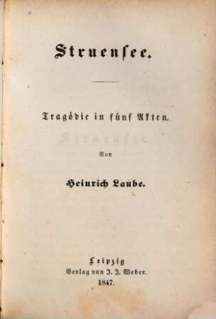 Heinrich Laube's Dramatische Werke : Bd. 1-13, 4